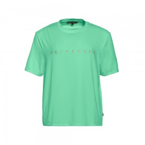 Camiseta Goldbergh BOXY short sleeve Verde | ICWUZH-982