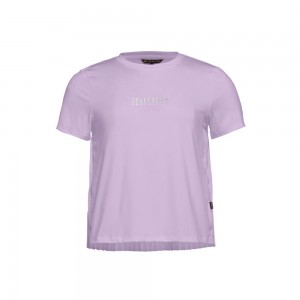 Camiseta Goldbergh GROOVE short sleeve Moradas | SMHDBF-963