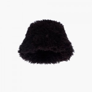 Gorro Goldbergh BIRD faux fur Negras | VOBYFS-435