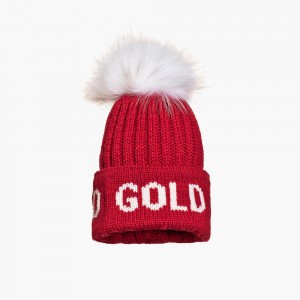 Gorro Goldbergh HODD faux pom Rojas | YIFVDR-731