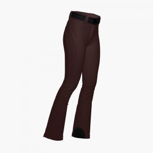 Pantalon Esquí Goldbergh PIPPA long Marrones Oscuro | BZCTDE-062