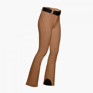 Pantalon Esquí Goldbergh PIPPA long Marrones | KQPGHR-527