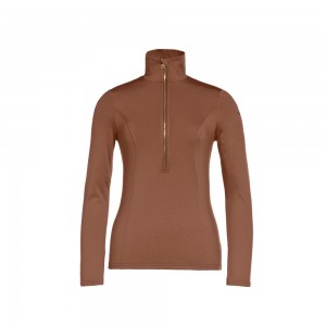 Ski Pully Goldbergh SERENA Marrones Oscuro | JQLDYU-612