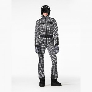 Ski Suit Goldbergh STARSTRUCK Negras Blancas | NOJBPT-963