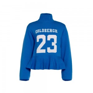 Suéter Goldbergh DANGLE long sleeve knit Azules | UXQBMP-376