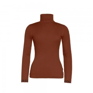 Suéter Goldbergh MIRA long sleeve knit Beige | IDXKGJ-250