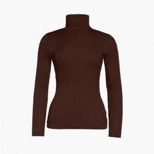 Suéter Goldbergh MIRA long sleeve knit Marrones Oscuro | FTXUQV-173