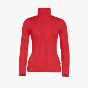 Suéter Goldbergh MIRA long sleeve knit Rojas | EQYKSJ-647