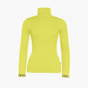 Suéter Goldbergh MIRA long sleeve knit Verde Claro | ITCRDV-381