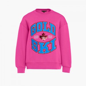 Suéter Goldbergh RINK crew neck Rosas | GSAPMY-906