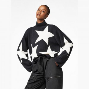 Suéter Goldbergh RISING STAR long sleeve knit Negras | JFQXSM-620