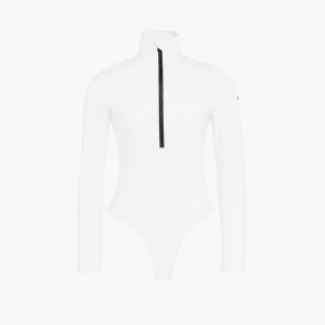 Tops de esquí Goldbergh POPPY ski body Blancas | MPESXK-581