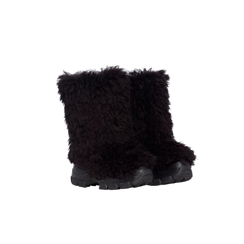 Botas de Nieve Goldbergh BUSHY snowboot faux fur Negras | HVXDFR-725