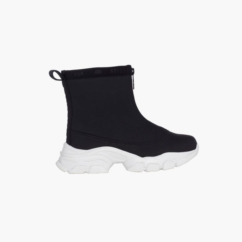 Botas de Nieve Goldbergh GLINT Negras Blancas | DZJSMX-590