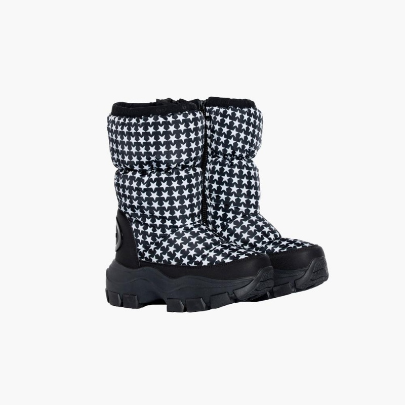 Botas de Nieve Goldbergh POWER Negras Blancas | DQZKPB-924