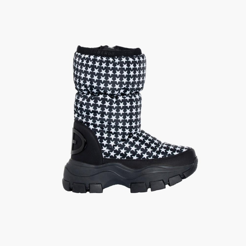 Botas de Nieve Goldbergh POWER Negras Blancas | DQZKPB-924