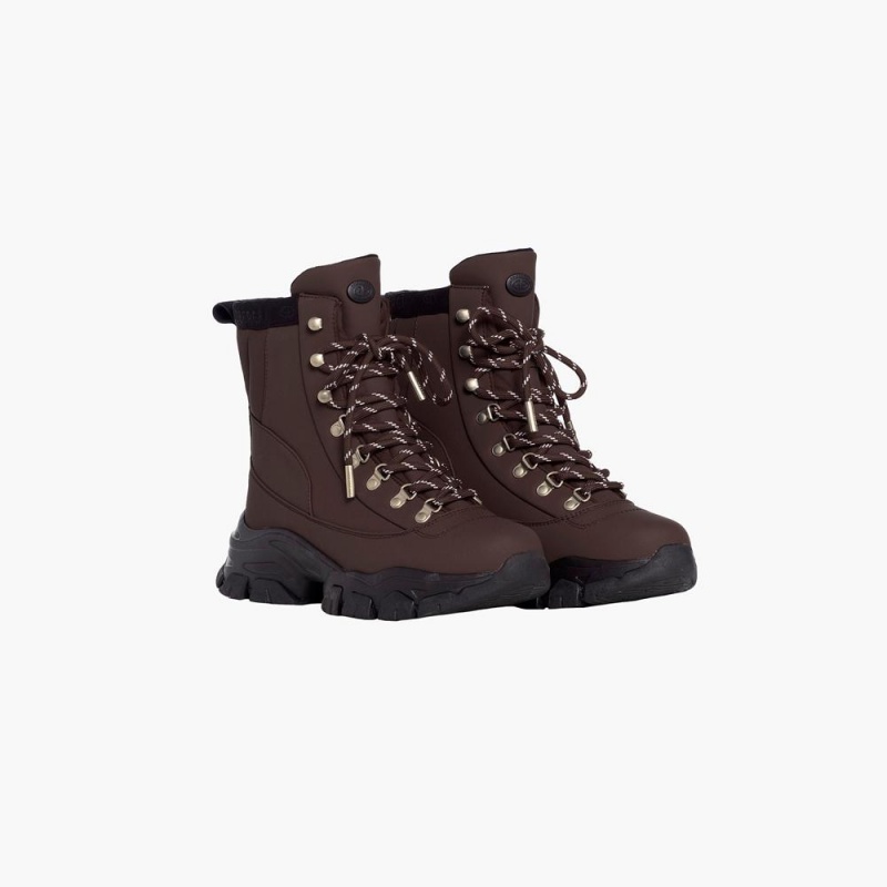 Botas de Nieve Goldbergh STROLL Marrones Oscuro | EVAWUF-683