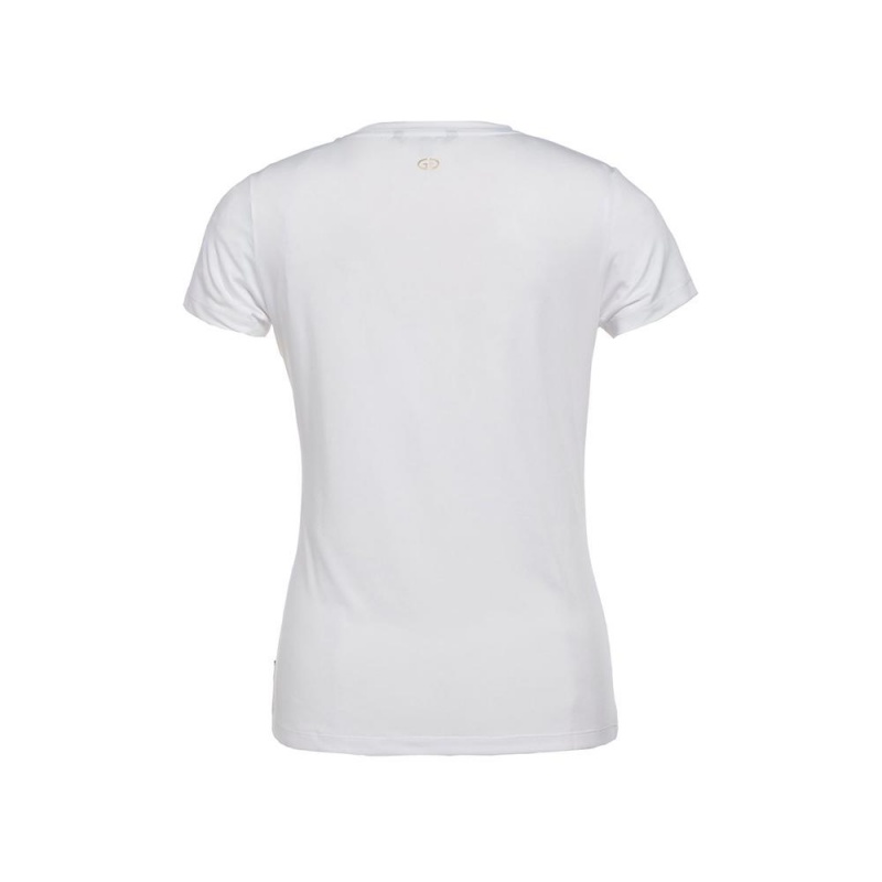 Camiseta Goldbergh AVERY short sleeve Blancas | HGTSZE-628