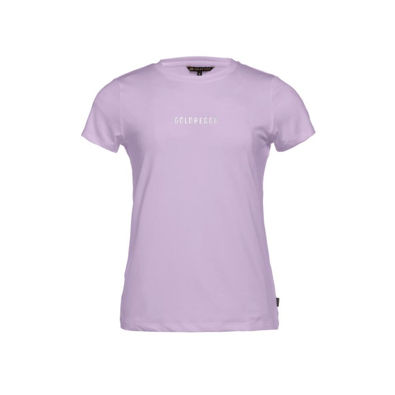 Camiseta Goldbergh AVERY short sleeve Moradas | ENBSTC-984