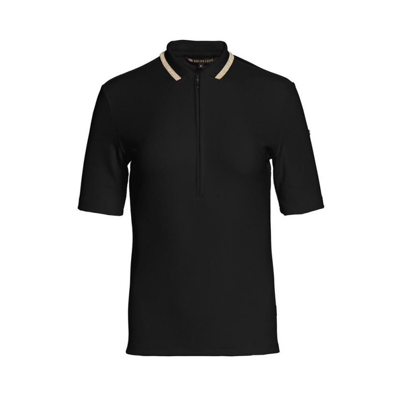 Camiseta Goldbergh CASSIA short sleeve Negras | KYPJOQ-794