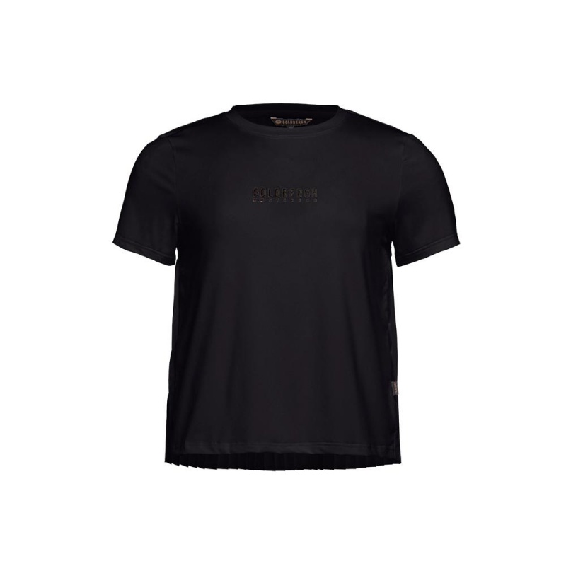 Camiseta Goldbergh GROOVE short sleeve Negras | QKRXGD-653