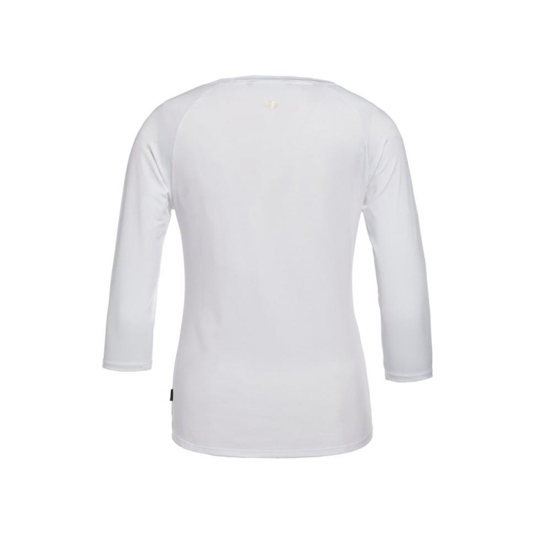 Camiseta Goldbergh RAVEN 3/4 sleeve Blancas | XQTMJH-126