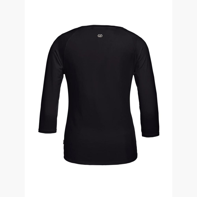 Camiseta Goldbergh RAVEN 3/4 sleeve Negras | KYQUHB-275