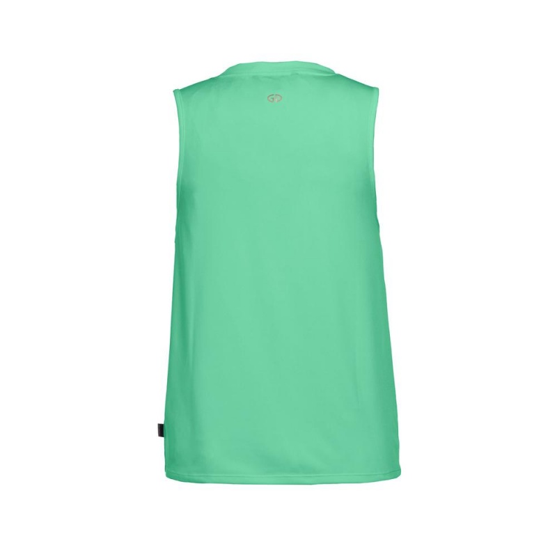 Camiseta sin Manga Goldbergh GIGI sleeveless Verde | EOQCNS-479