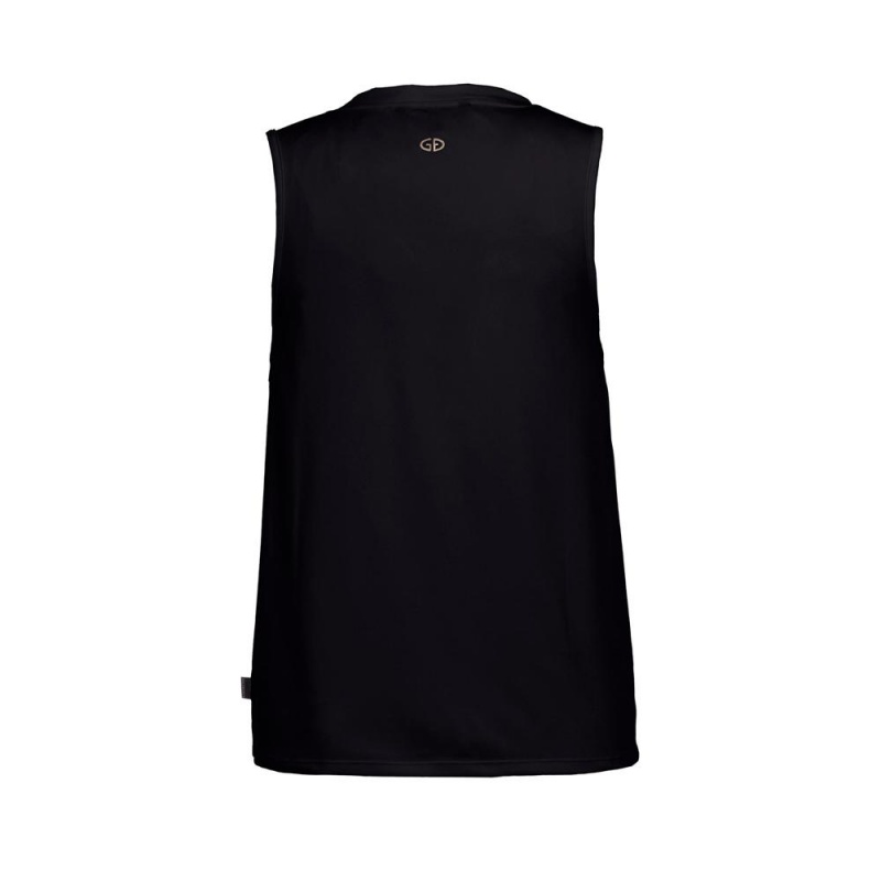 Camiseta sin Manga Goldbergh GIGI sleeveless Negras | KOYIVP-408