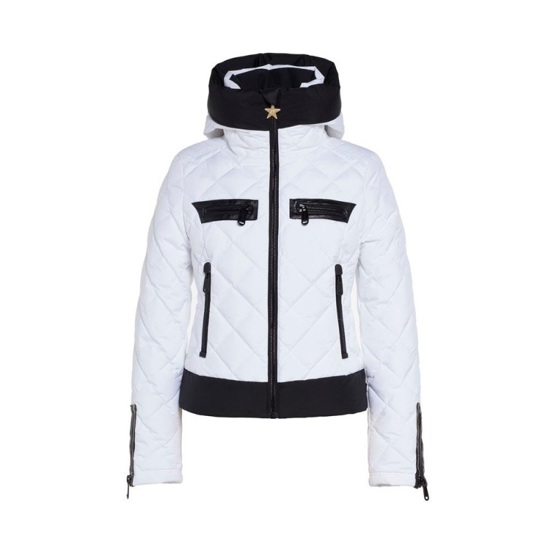 Chaqueta Esquí Goldbergh CECILE Blancas | DKQPIZ-850