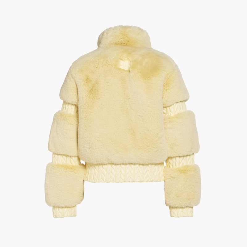 Chaqueta Esquí Goldbergh FURRY Amarillo | HUMZEQ-236