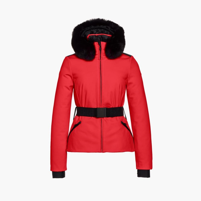 Chaqueta Esquí Goldbergh HIDA faux border Rojas | MDTLCK-653