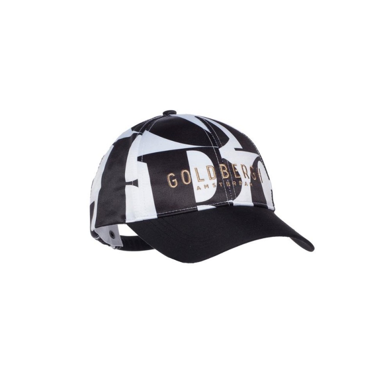 Gorra Goldbergh ADALINE Negras Blancas | VGEMXD-238