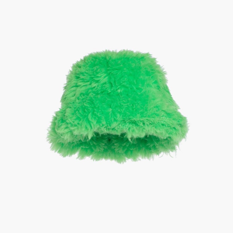 Gorro Goldbergh BIRD faux fur Verde | POFELI-820