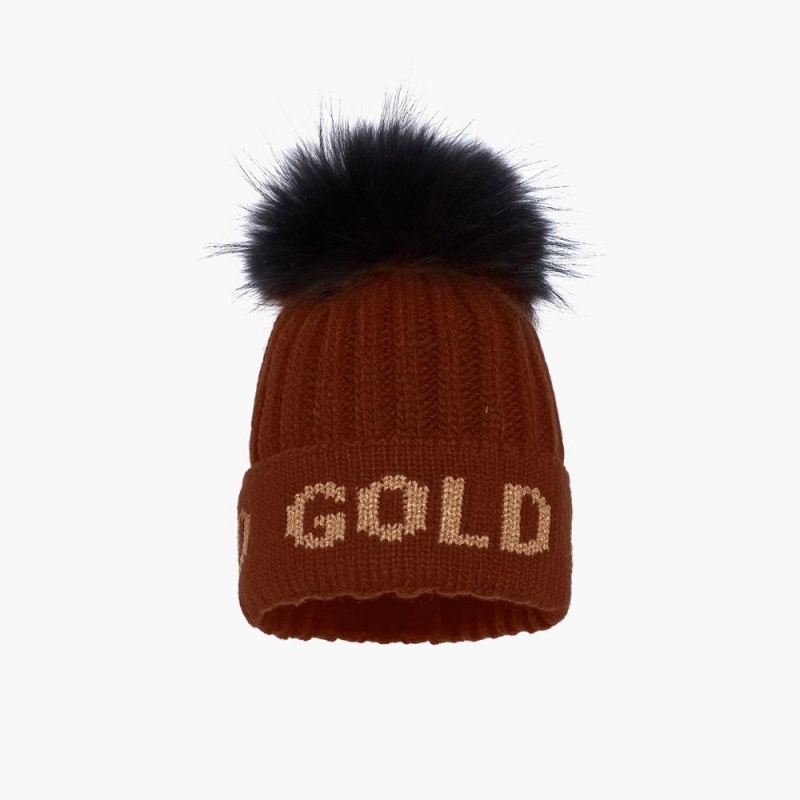 Gorro Goldbergh HODD faux pom Beige | MSLJVY-087