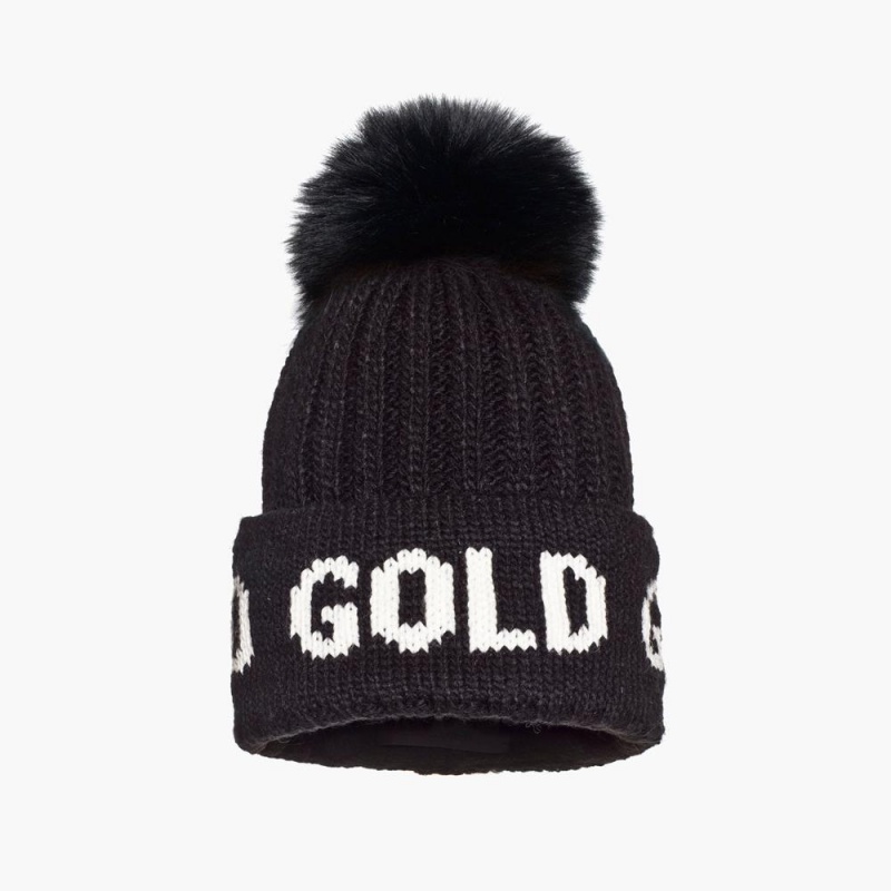 Gorro Goldbergh HODD faux pom Negras | ZWVGQD-981