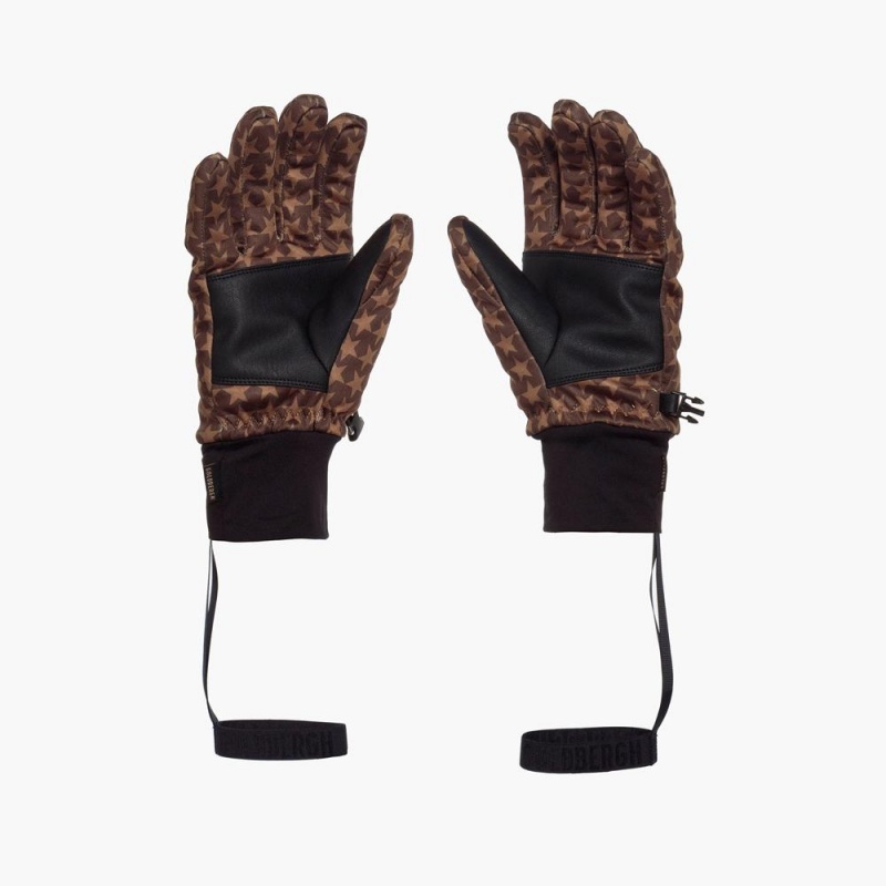 Guantes Goldbergh POLARIS Marrones Oscuro | LYHOCQ-869