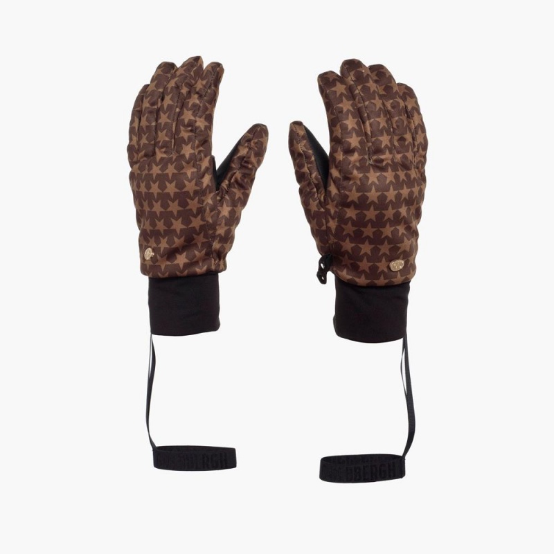 Guantes Goldbergh POLARIS Marrones Oscuro | LYHOCQ-869