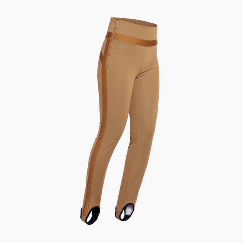 Leggins Goldbergh PRAISE ski Marrones | IBLXPG-658