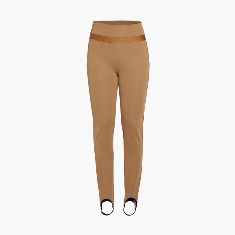 Leggins Goldbergh PRAISE ski Marrones | IBLXPG-658