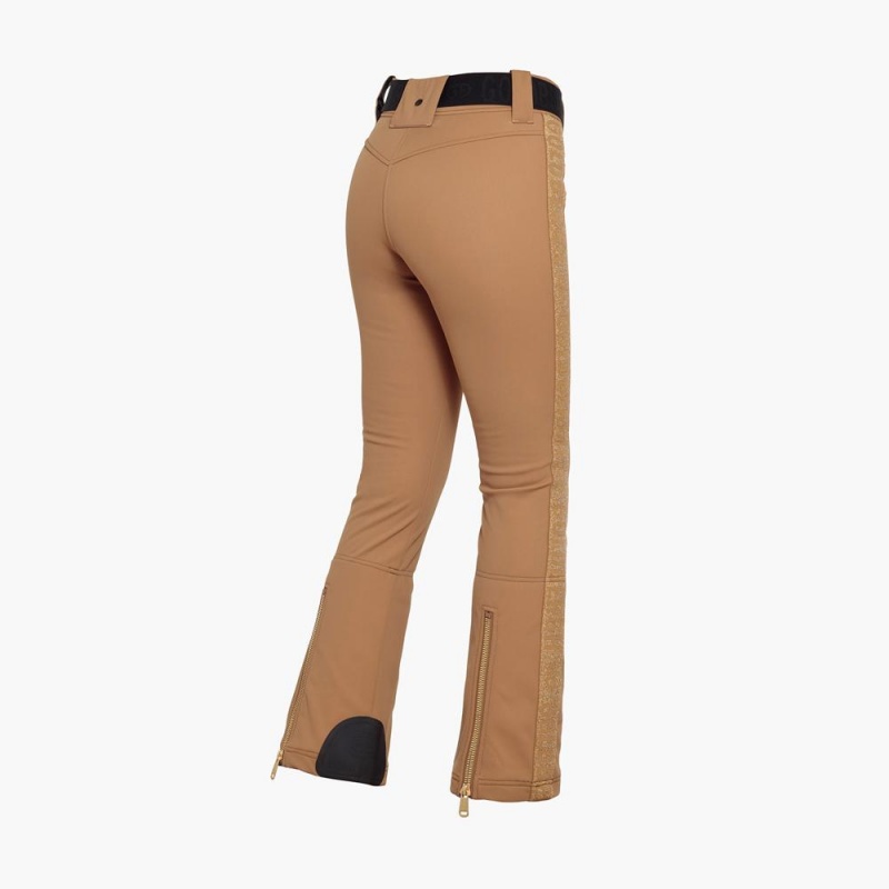 Pantalon Esquí Goldbergh GOLDEN EDGE Marrones | YCRKWO-102