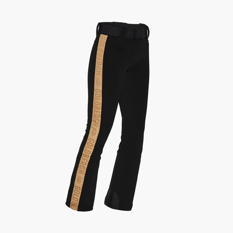 Pantalon Esquí Goldbergh GOLDEN EDGE Negras | FYSEDT-764