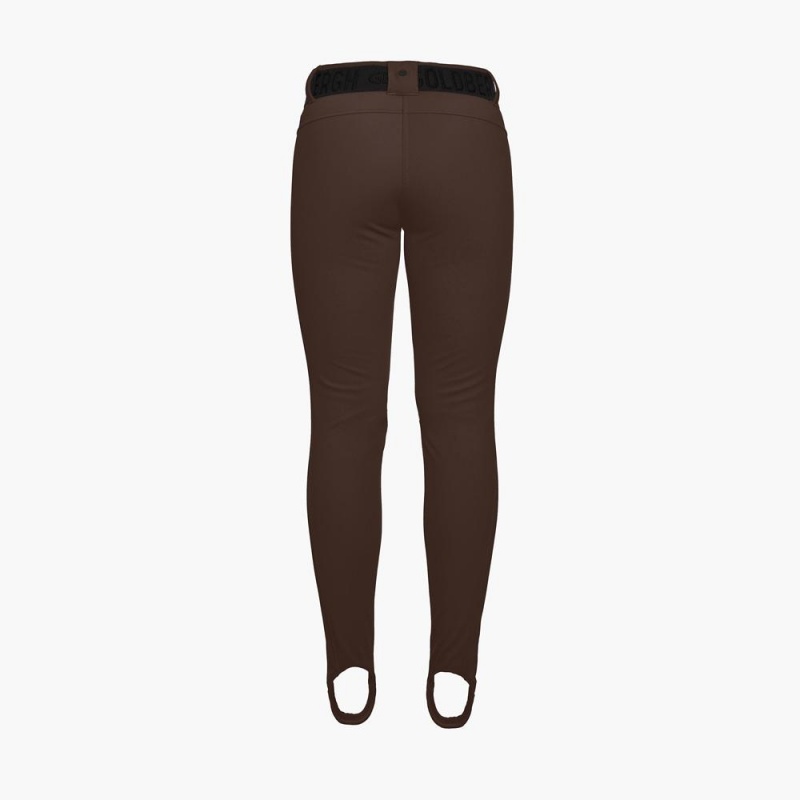 Pantalon Esquí Goldbergh PARIS long Marrones Oscuro | SKUPIH-467