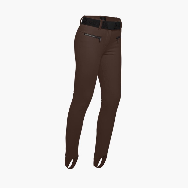 Pantalon Esquí Goldbergh PARIS long Marrones Oscuro | SKUPIH-467