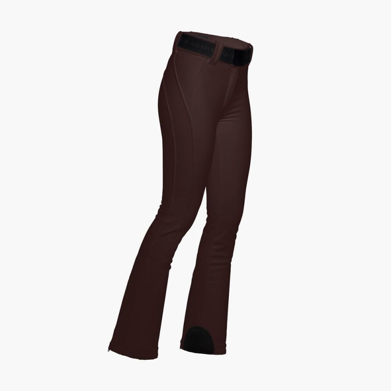 Pantalon Esquí Goldbergh PIPPA Marrones Oscuro | SNCHPK-963