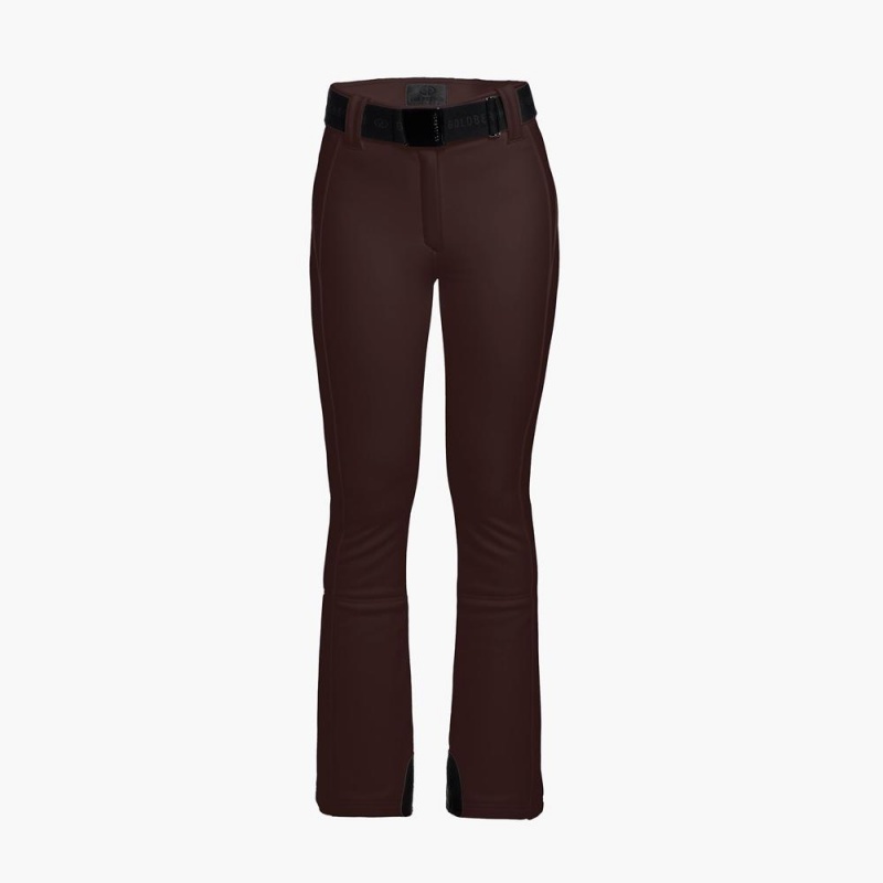 Pantalon Esquí Goldbergh PIPPA long Marrones Oscuro | BZCTDE-062