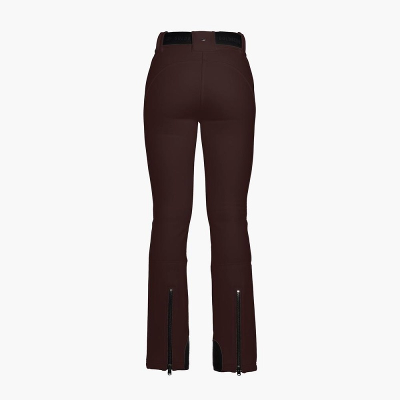 Pantalon Esquí Goldbergh PIPPA long Marrones Oscuro | BZCTDE-062