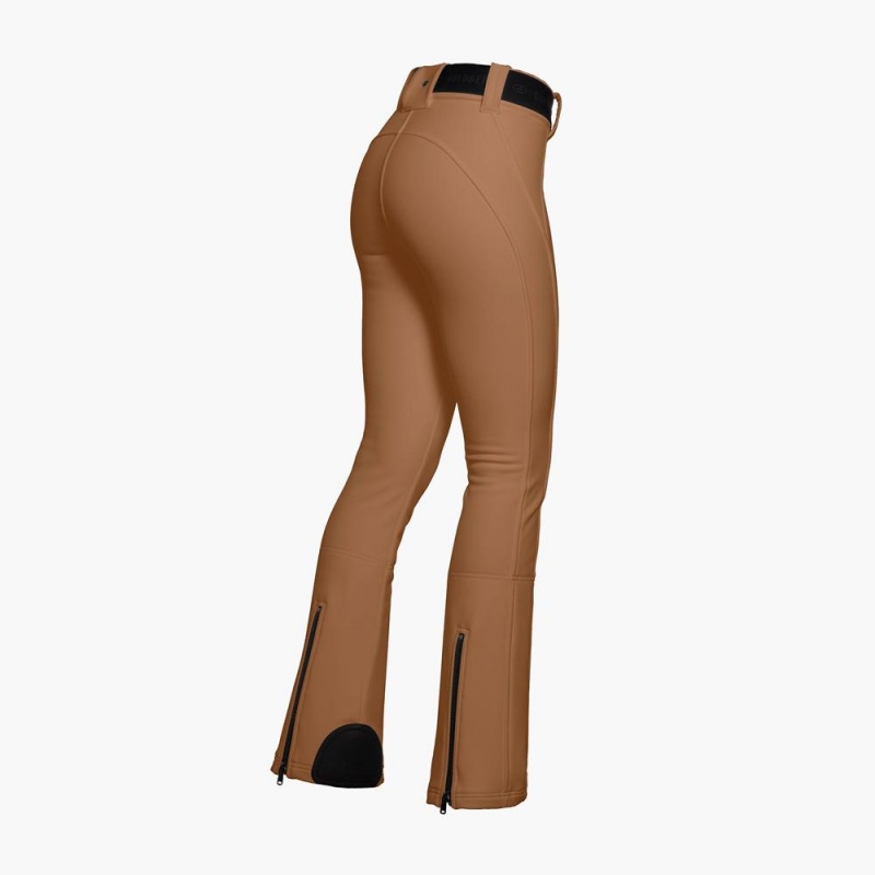 Pantalon Esquí Goldbergh PIPPA long Marrones | KQPGHR-527