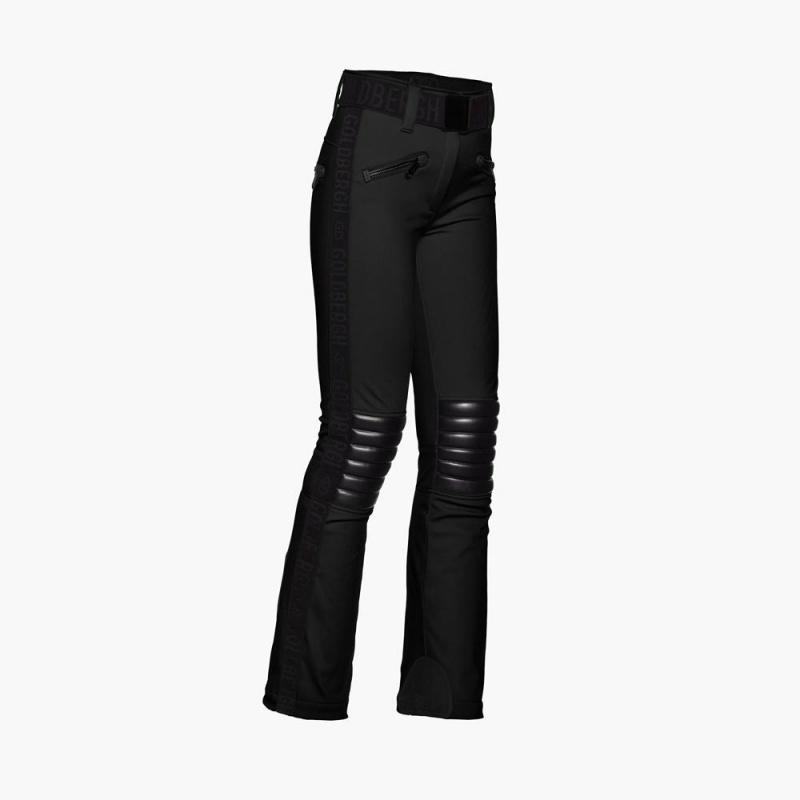 Pantalon Esquí Goldbergh ROCKY long Negras | BXGWMC-457