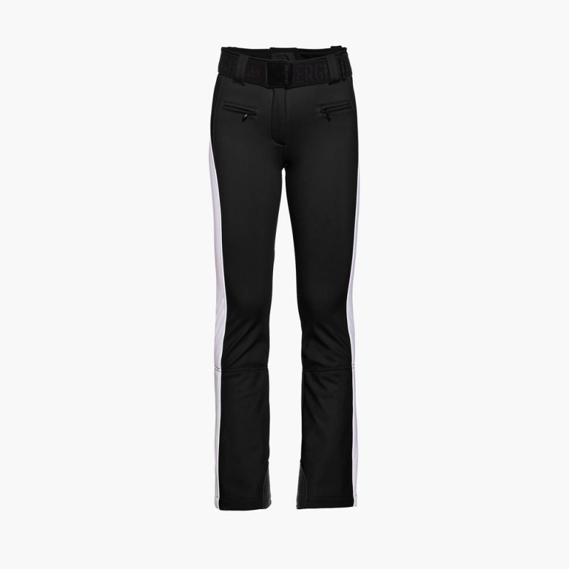 Pantalon Esquí Goldbergh RUNNER Negras Blancas | HDVJWF-021